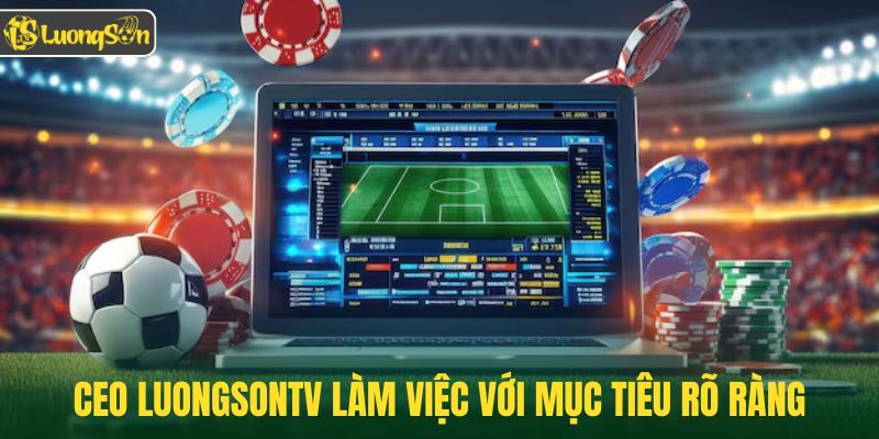 CEO Luongsontv làm việc với mục tiêu rõ ràng